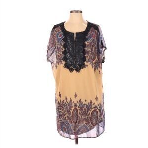 K. by Kersh Bohemian Floral tunic sheath dress